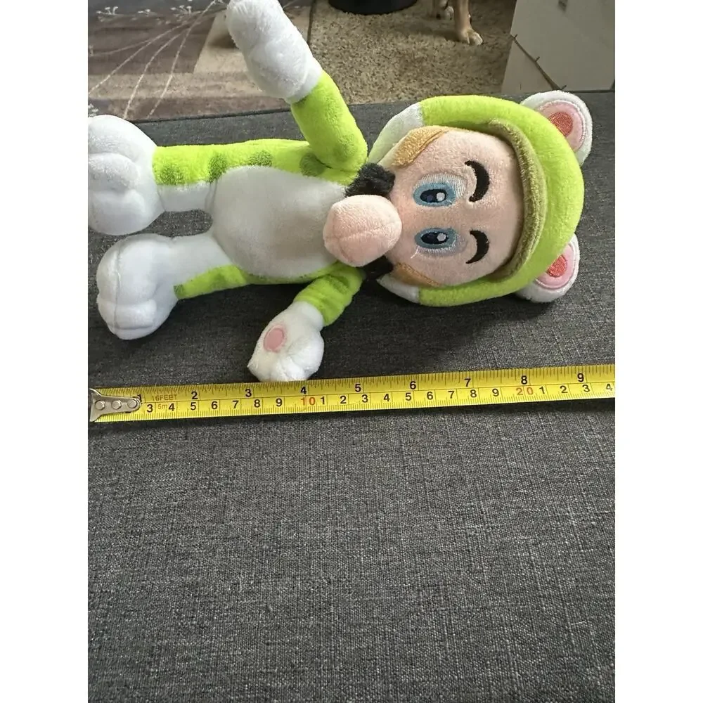 Super Mario 3D World Cat Luigi Green Suit Plush 9” Nintendo Toy